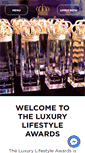 Mobile Screenshot of luxurylifestyleawards.com